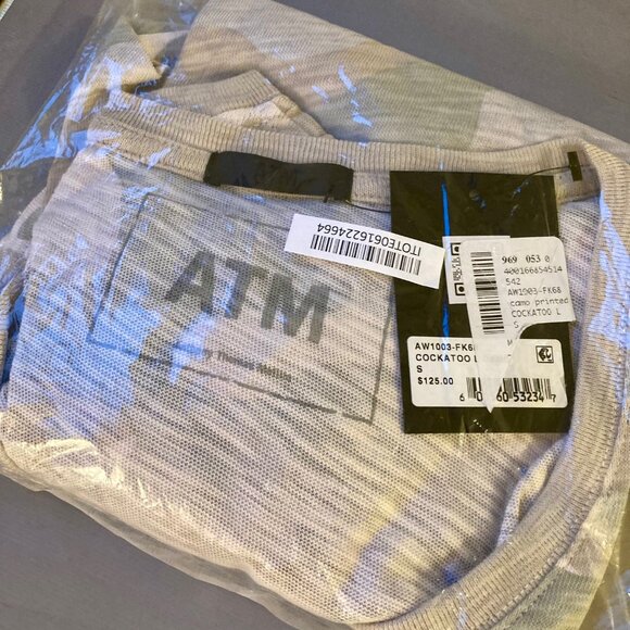 ATM ANTHONY THOMAS MELILLO Camouflage Print Tee NWT Woman's Size S - Picture 11 of 16